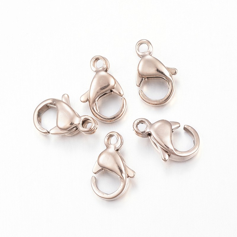 Set 5-20 móc khóa càng cua bằng thép không gỉ 304 làm đồ trang sức thủ công