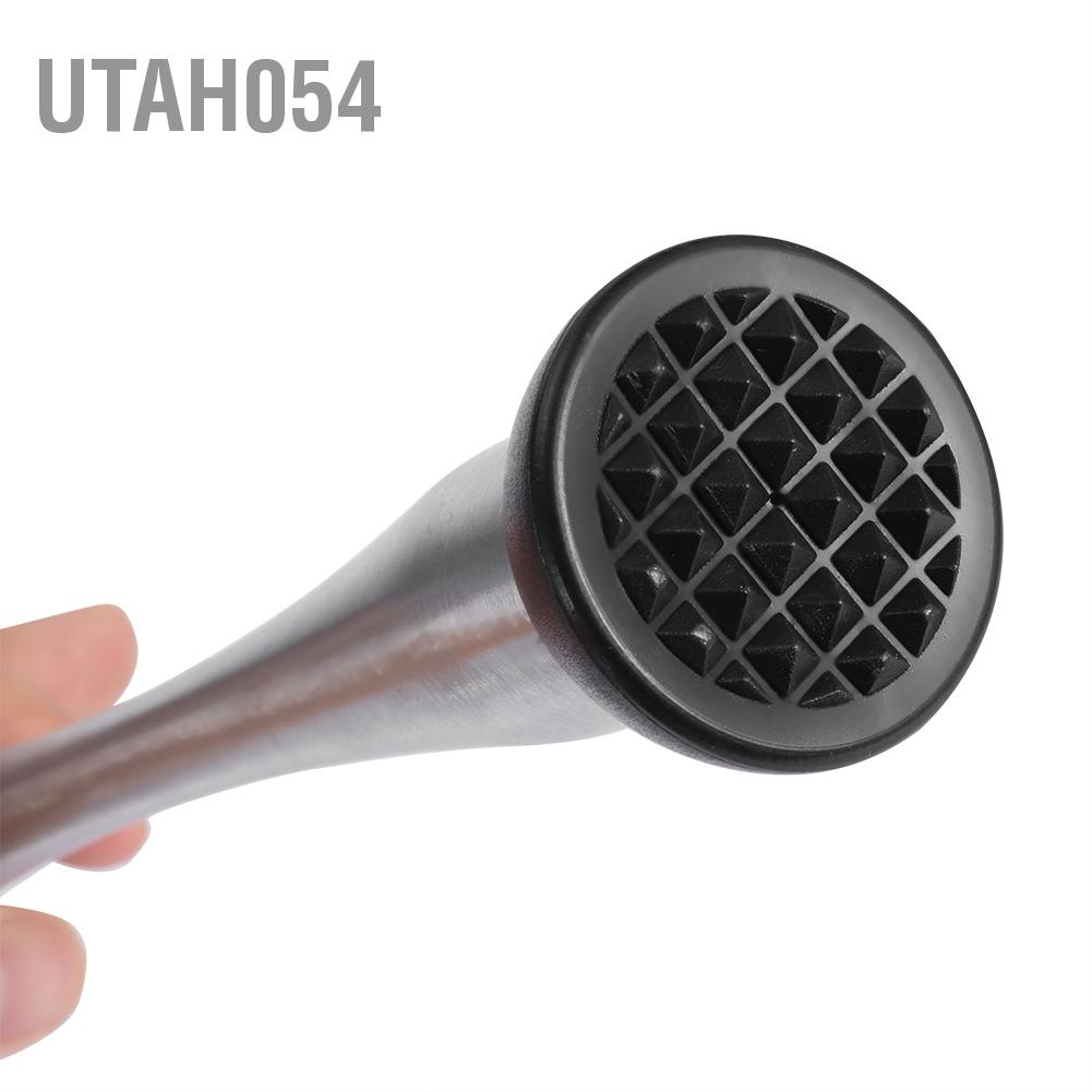 [Hàng Sẵn] Thép không gỉ chuyên nghiệp Đá Crushing Rod Cocktail Trộn Muddler Bartender Tool【Utah054】
