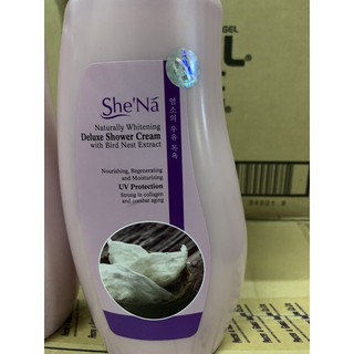 Sữa Tắm SheNa tinh chất tổ yến 1,2L ( mầu tím )