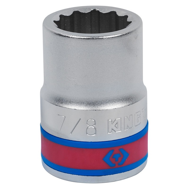 Đầu tuýp trắng ngắn 12 cạnh 3/4"hệ inch đủ size 11/16"===> 2-3/16" Kingtony 633088S