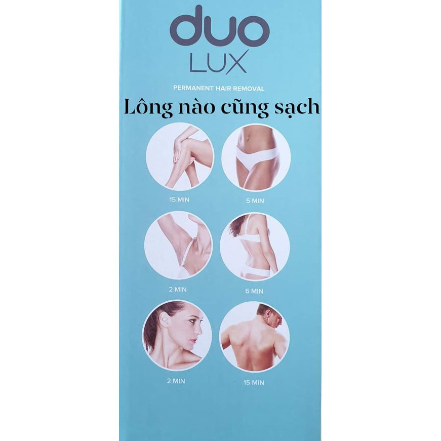 Máy triệt lông cá nhân HoMedics  Duo Lux  Mỹ chính hãng [BH 2 năm]