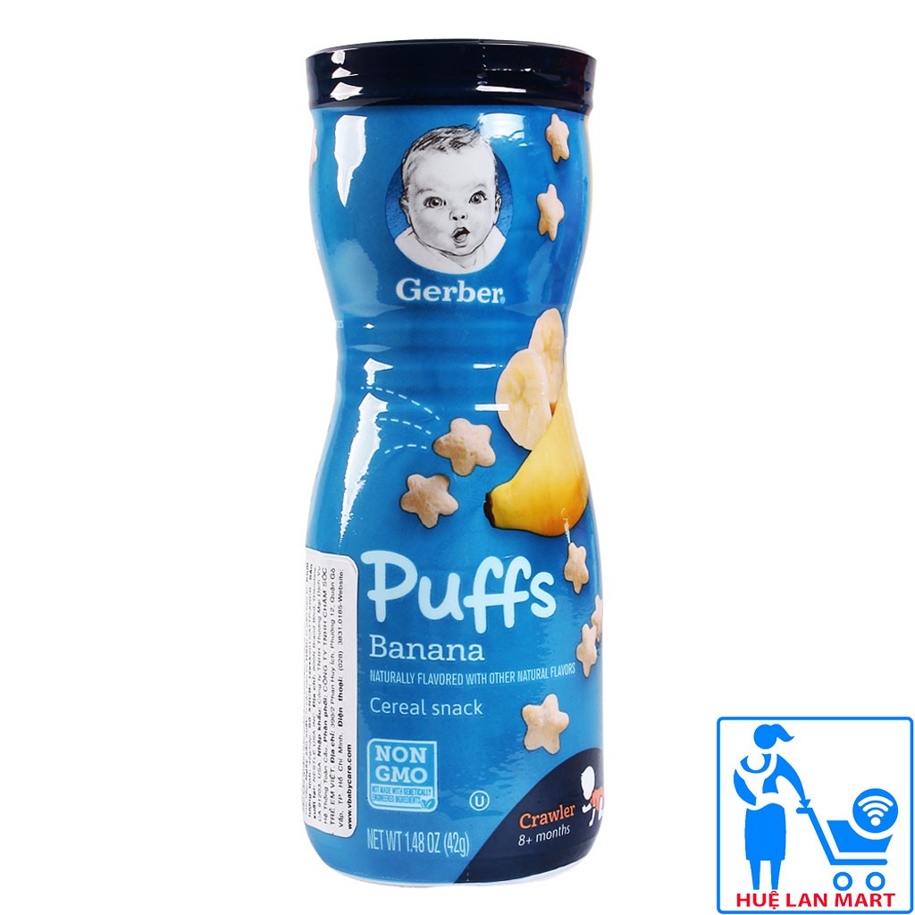 Bánh ăn dặm Gerber vị chuối 42g