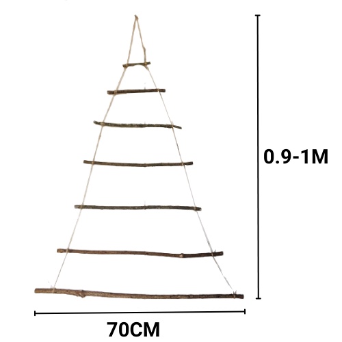 Cây thông noel từ cành cây khô đã ráp sẵn tuỳ chọn kích thước