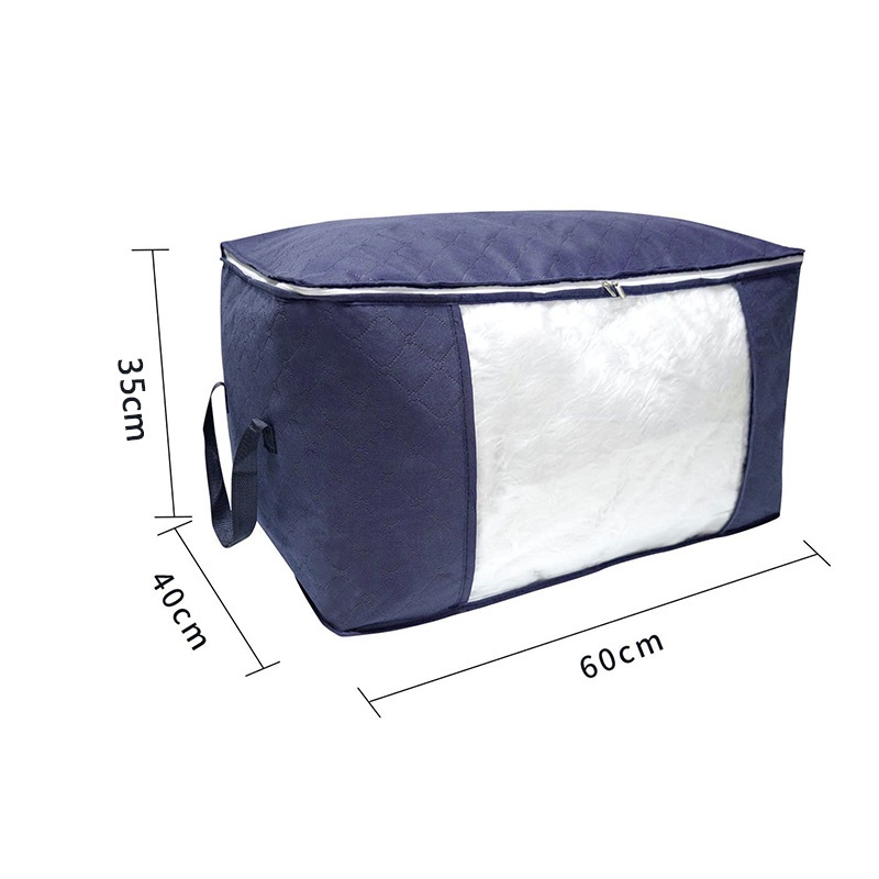 Túi Đựng Quần Áo Bằng Vải Không Dệt Chống Ẩm Sức Chứa Lớn Tiện Dụng