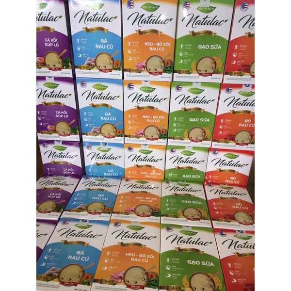 Bột ăn dặm natulac cho bé