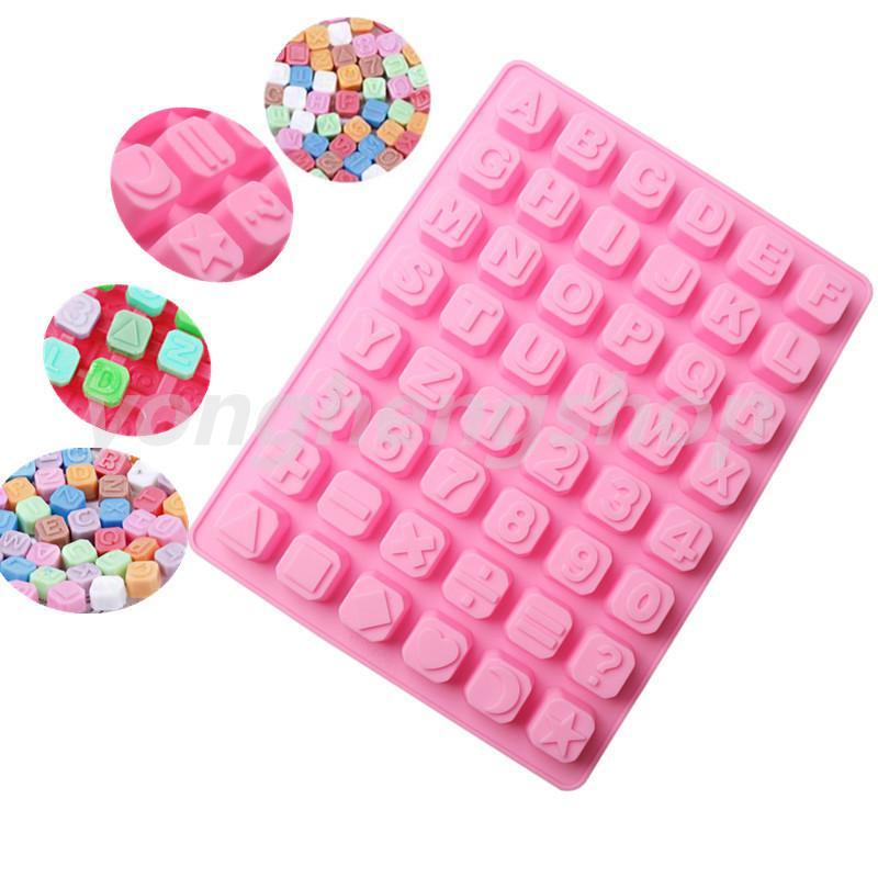 Khuôn silicon làm bánh 3d hình chữ cái tiếng anh tiện dụng