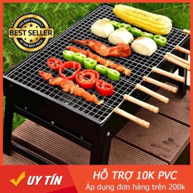 [FREE SHIP] Bếp Nướng Than Hoa  Bếp Nướng Than Hoa Hình Chữ Nhật Barbecue