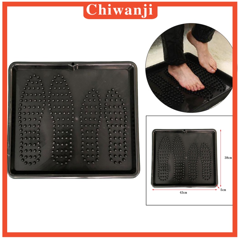 [CHIWANJI]Multifunctional Garden Doorway Shoe Storage Tray Boot Pet Plants Home Door A