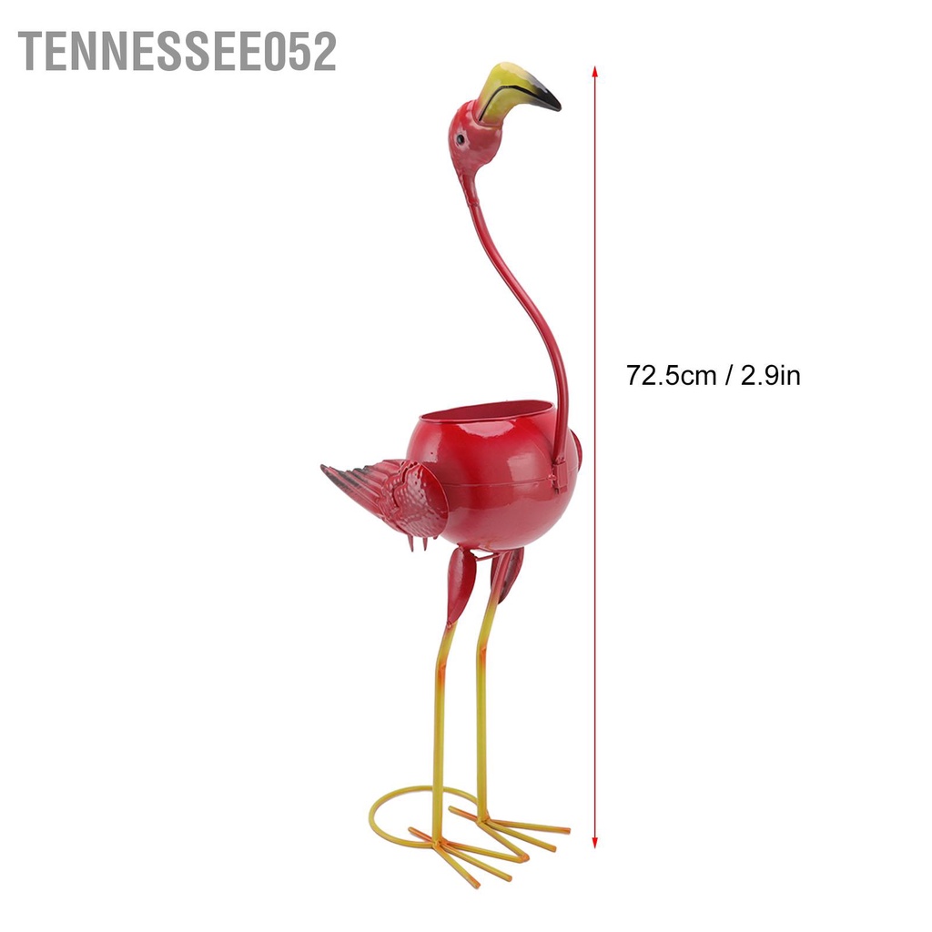 [Hàng Sẵn] Chậu Hoa Hình Chim Hồng Hạc Dễ Thương Dùng Trang Trí Sân Vườn【Tennessee052】