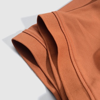 Áo Polo Nam Màu Cam Đất Basic N.GG.A Chất Cotton
