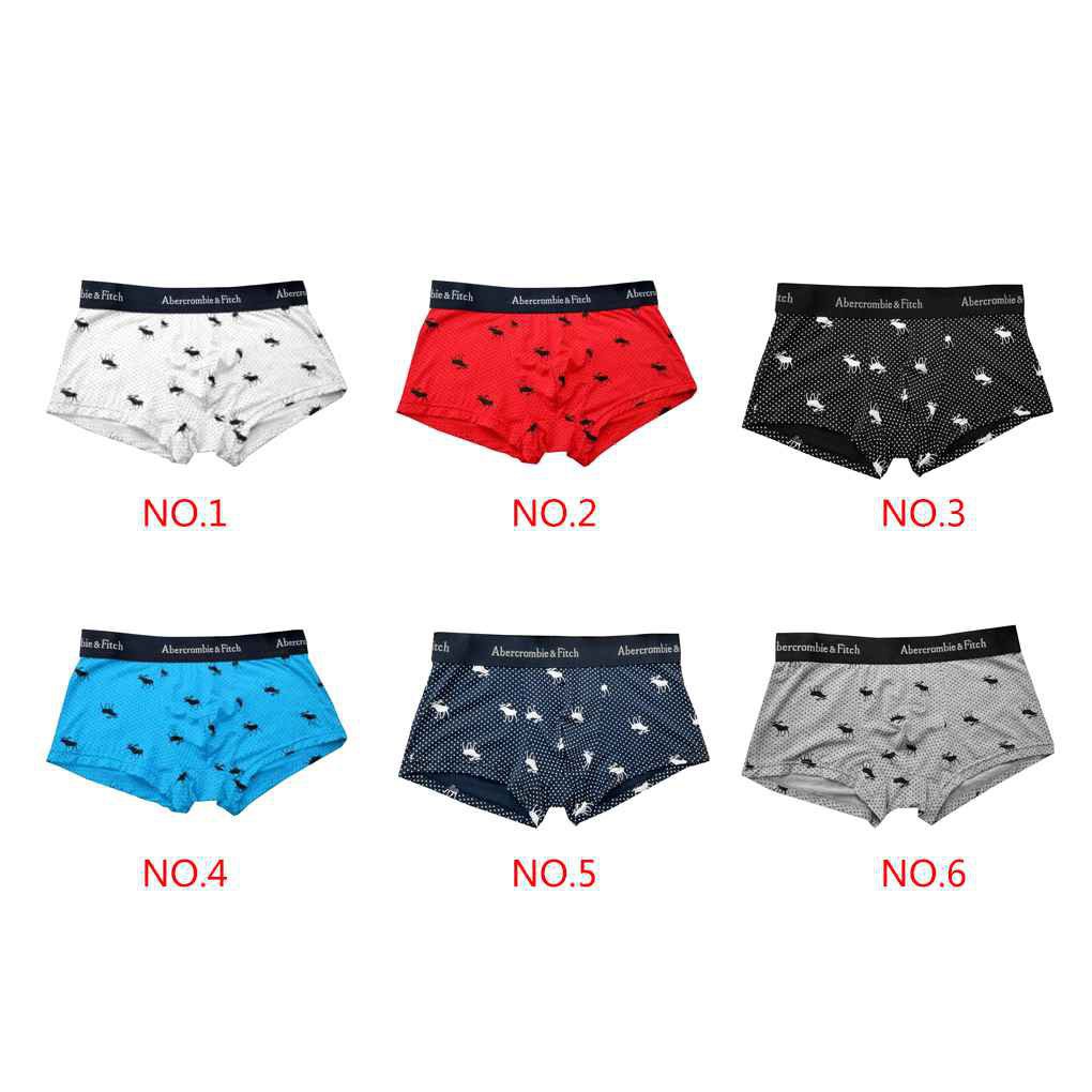 Quần lót boxer họa tiết tuần lộc thời trang cho nam