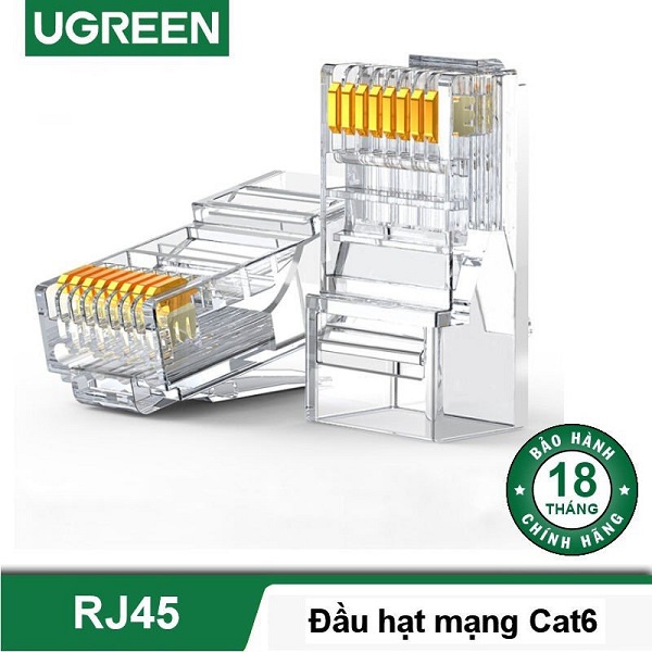 Hạt mạng cat6 UTP Ugreen, 100c/hộp 50960- CHÍNH HÃNG