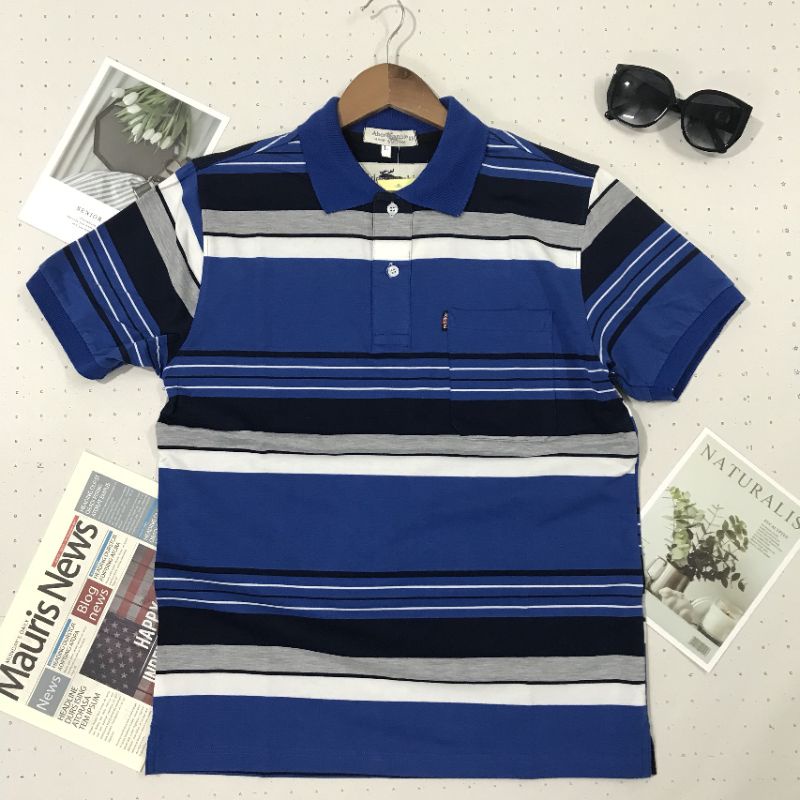 Áo Kẻ Sọc Trung Niên Cổ Bẻ Hàng Cao Cấp | BigBuy360 - bigbuy360.vn