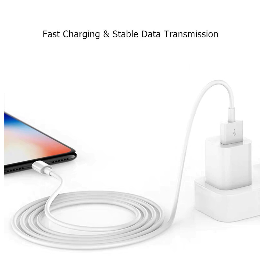 Cáp Lightning sạc nhanh 1m 2m thích hợp cho Apple iPhone 6s 6 7 8 Plus X Xr Xs 12 11 Pro Max Se 5s 5c 5 Mini Air