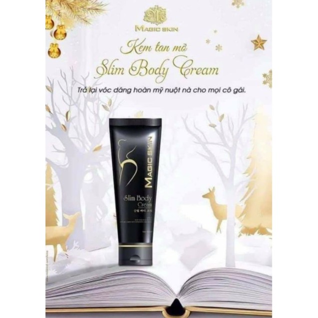 KEM TAN MỠ Slim Body Cream Magic Skin  Gừng Quế ✔ CHÍNH HÃNG