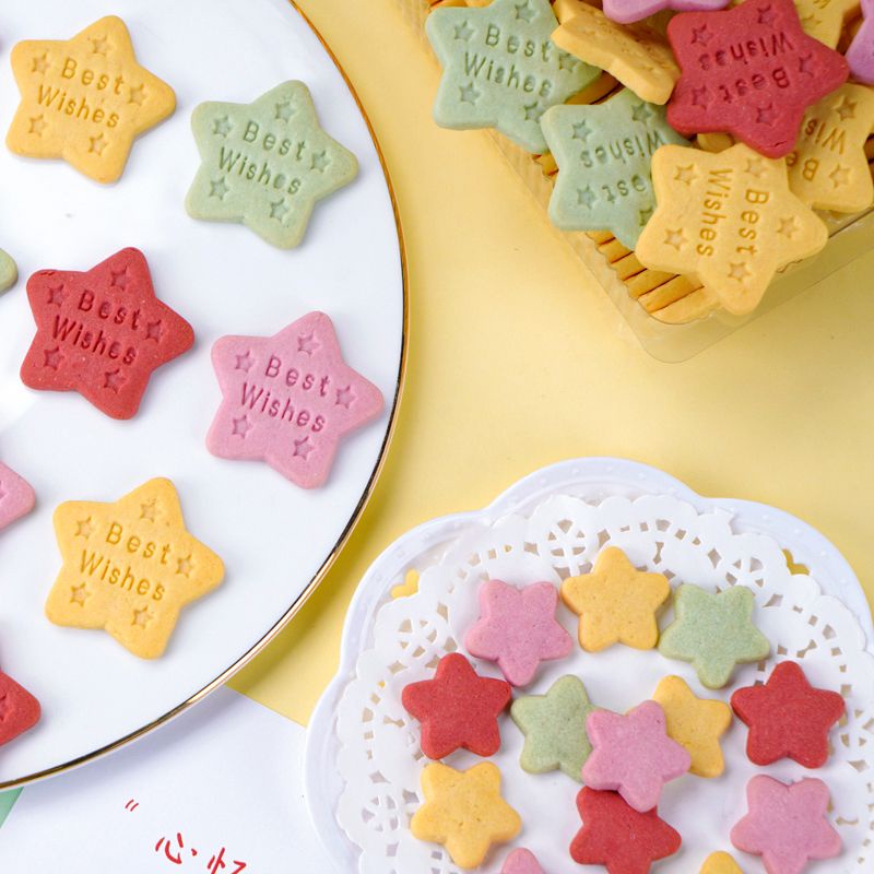 Bánh Quy Oreo Bánh Quy Vòng Vuông trang trí bánh kem Bánh Hình Tim Sao Nơ Bánh Hoa Anh Đào trang trí