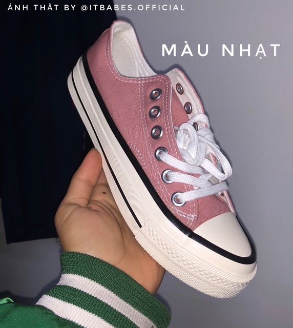[order] giày vải 1970s hồng trầm ulzzang | BigBuy360 - bigbuy360.vn