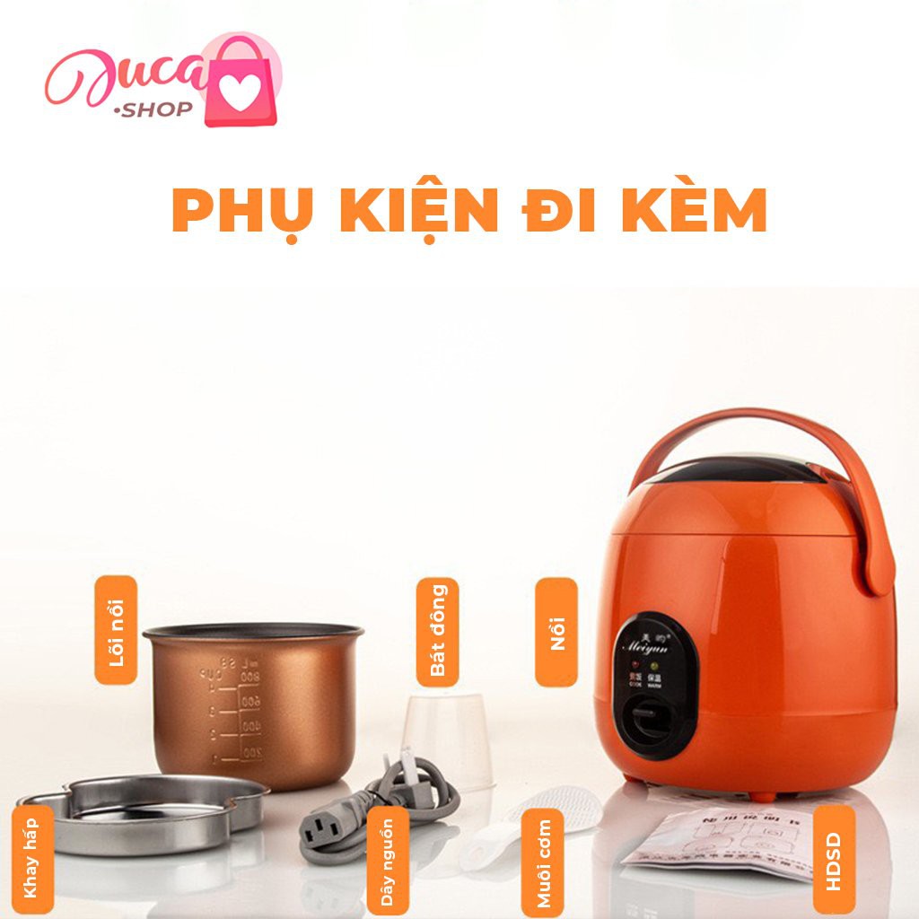 Nồi Cơm Điện Mini Meiyun Dung Tích 1 lít (Hàng chính hãng) | BigBuy360 - bigbuy360.vn