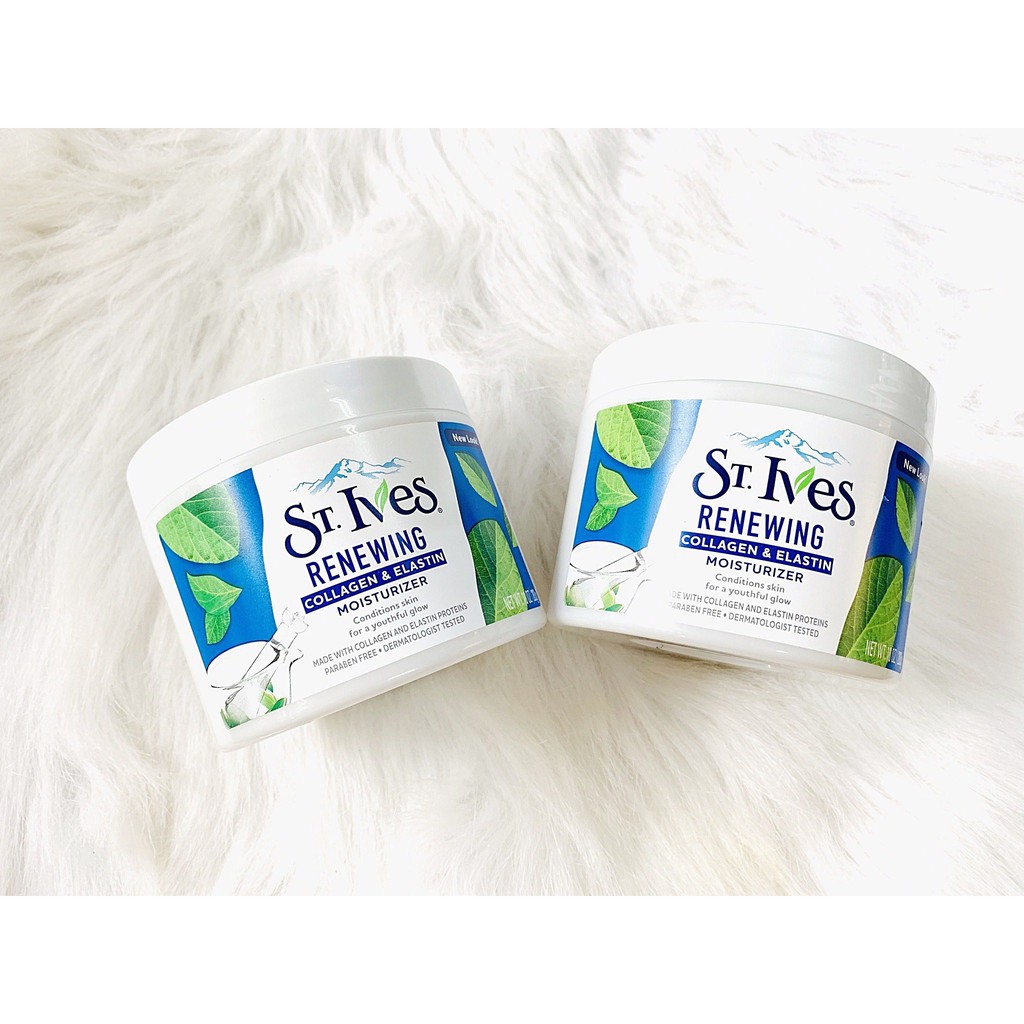 Kem Dưỡng Ẩm Trẻ Hóa Da St.Ives St.Ives Skin Renewing Collagen & Elastin Moisturizer 283g