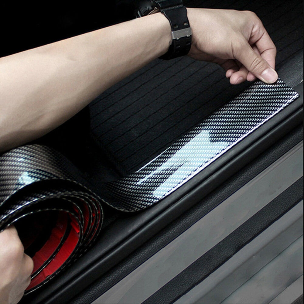 Dây Cao Su Carbon 5CM*1M Dán Bảo Vệ Cửa Xe Hơi Chống Thấm Nước