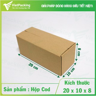 [CỰC SỐC] 50 hộp carton size 20x10x8