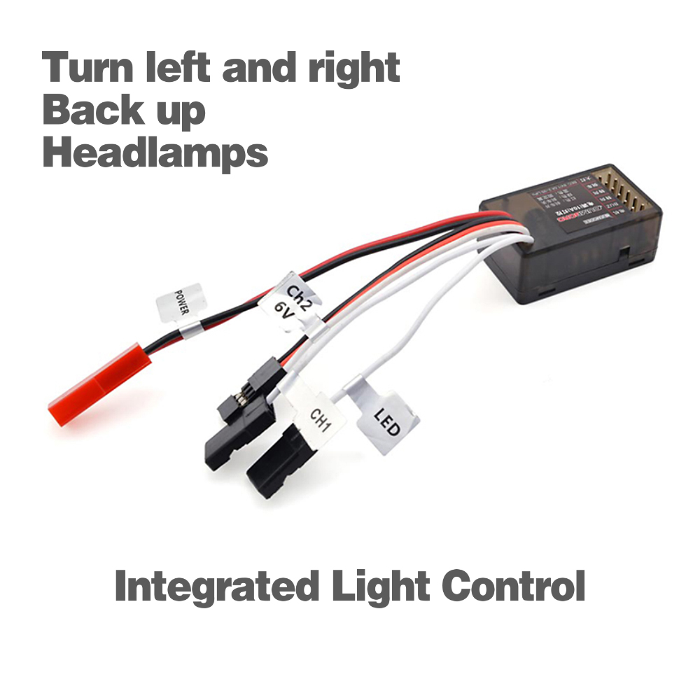 Esc Chổi Than DumboRC 10A Bộ Điều Khiển Tốc Độ Điện ESC Tích Hợp Đèn Tích Hợp Cho Mô Hình RC