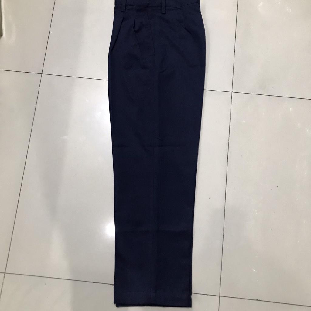 Quần bảo vệ nam quần tay âu công sở màu xanh đen vải kaki thành công siêu xịn -Nsafe