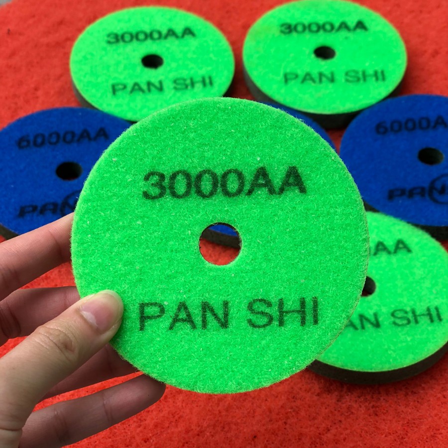 Đầu số PANSHI mài đá, nỉ số, lá số đánh bóng đá phi 100- Đầu số siêu bóng dành cho mọi loại gạch đá t