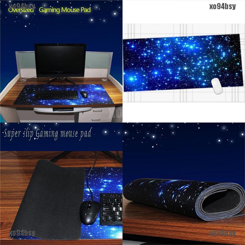 [xo94bsy]Economic Galaxy Anti-Slip Laptop Computer Gaming Large Mouse Pad Keyboa