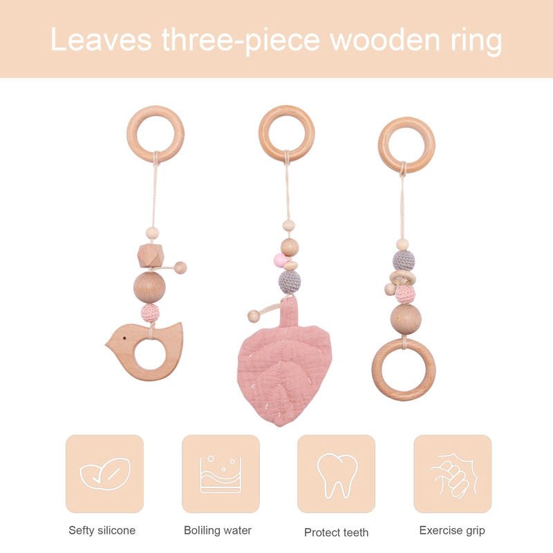 Đồ chơi gặm răng MAMIMAMIHOME dạng kẹp treo xe đẩy em bé hình động vật hoạt hình không chưa bpa