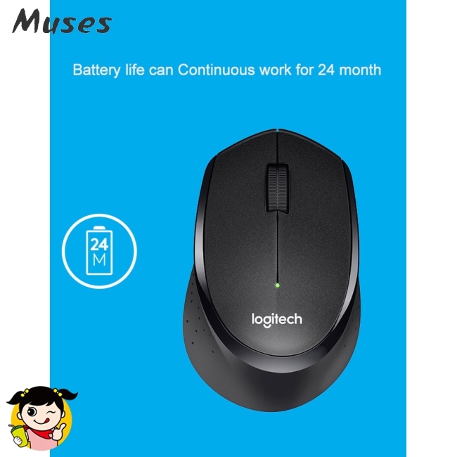 Chuột máy tính không dây quang học tĩnh 1000DPI với USB 2.4GHz chất lượng cao