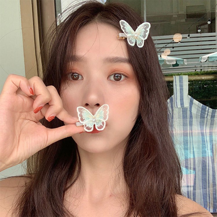 SET 2 CÁI KẸP TÓC CON BƯỚM XINH CUTE