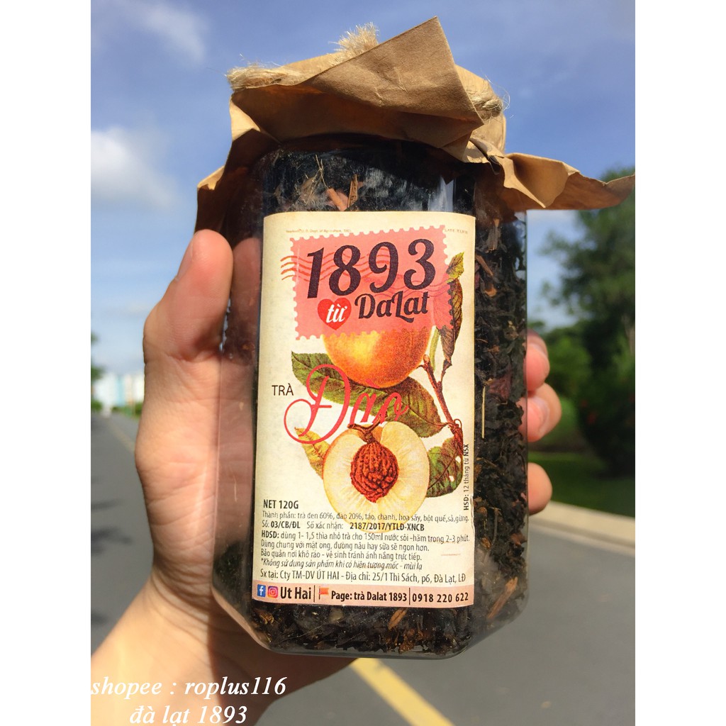 Trà Đào sấy khô Đà Lạt 1893 giàu vitamin | BigBuy360 - bigbuy360.vn
