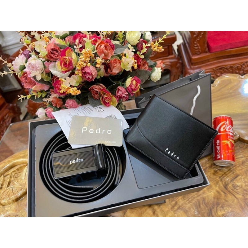 SET VÍ THẮT LƯNG NAM P FULLBOX KÈM TÚI GIẤY HÃNH