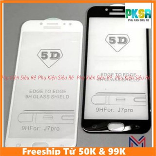 cường lực full màn SamSung Galaxy J7Pro/J7 Prime/J7+ full keo, full chuẩn