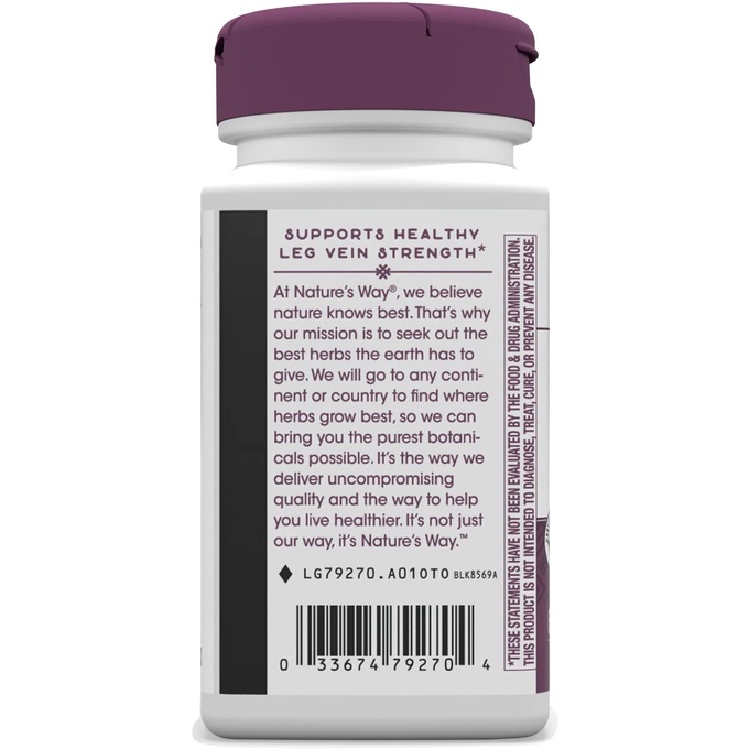 Viên giảm giãn tĩnh mạch Nature’s Way Leg Veins 60 viên