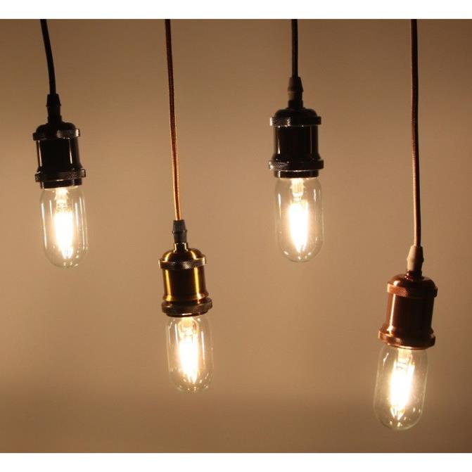 Bộ 10 dây đèn thả cổ điển bóng đèn Led Edison T45 4W