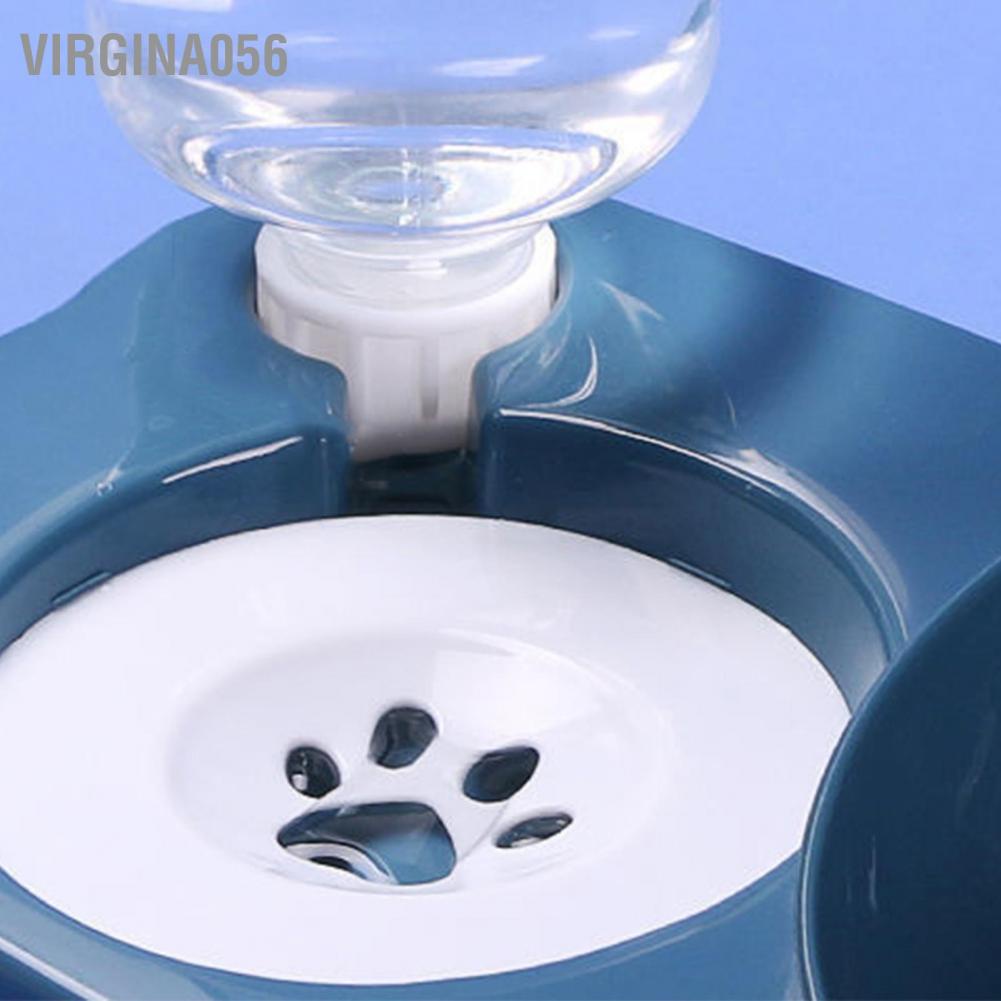 Có thể bán buôn Set bát ăn uống đôi tự động bảo vệ cổ cho chó mèo virgina056 Hàng giao ngay