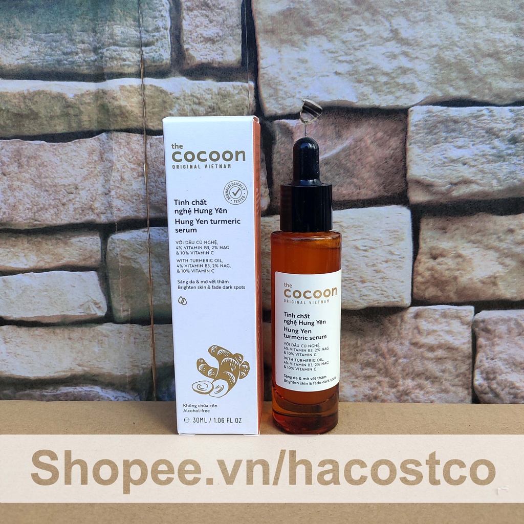 Tinh chất nghệ Hưng Yên 30ml Cocoon làm sáng da, cải thiện làn da xỉn màu và làm mờ vết thâm Hong1008