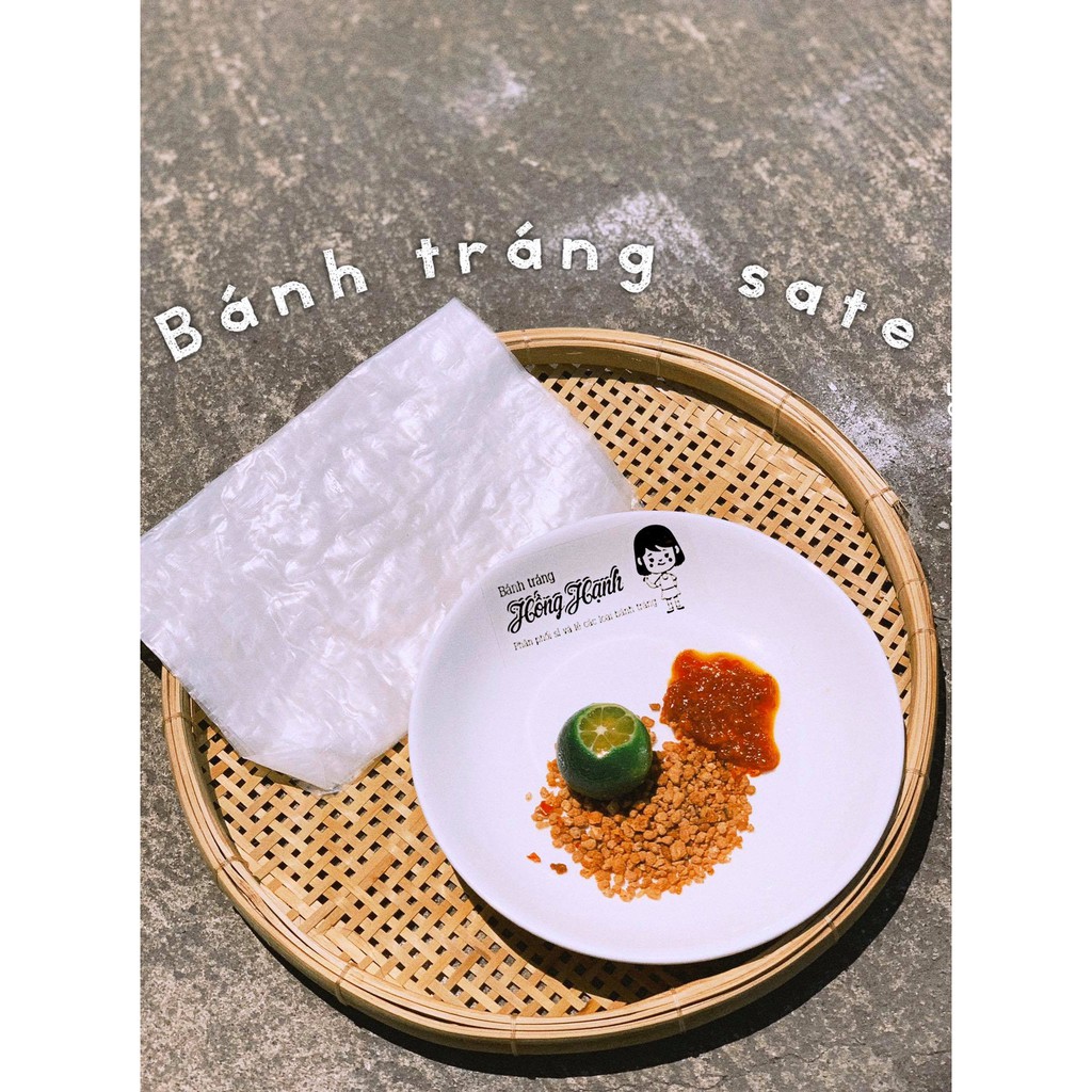 [Mã GROSALEHOT giảm 8% đơn 250K] [RẺ VÔ ĐỊCH] Bánh Tráng Sate muối tắc siêu cay Hồng Hạnh ( Bánh tráng tắt Hồng Hạnh )