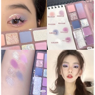 Bảng Phấn Mắt Màu Xương Rồng Sắc Tố Cao Kháng Nước Lâu Trôi Thời Trang Xuân Hè phấn mắt nhũ bảng trang điểm