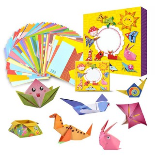 BỘ 108 GIẤY GẤP ORIGAMI 54 HÌNH KÈM SÁCH HƯỚNG DẪN
