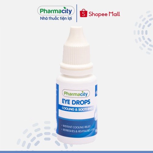 Nhỏ mắt Pharmacity Eye Drops - Cooling &amp; Soothing (Chai 10ml)