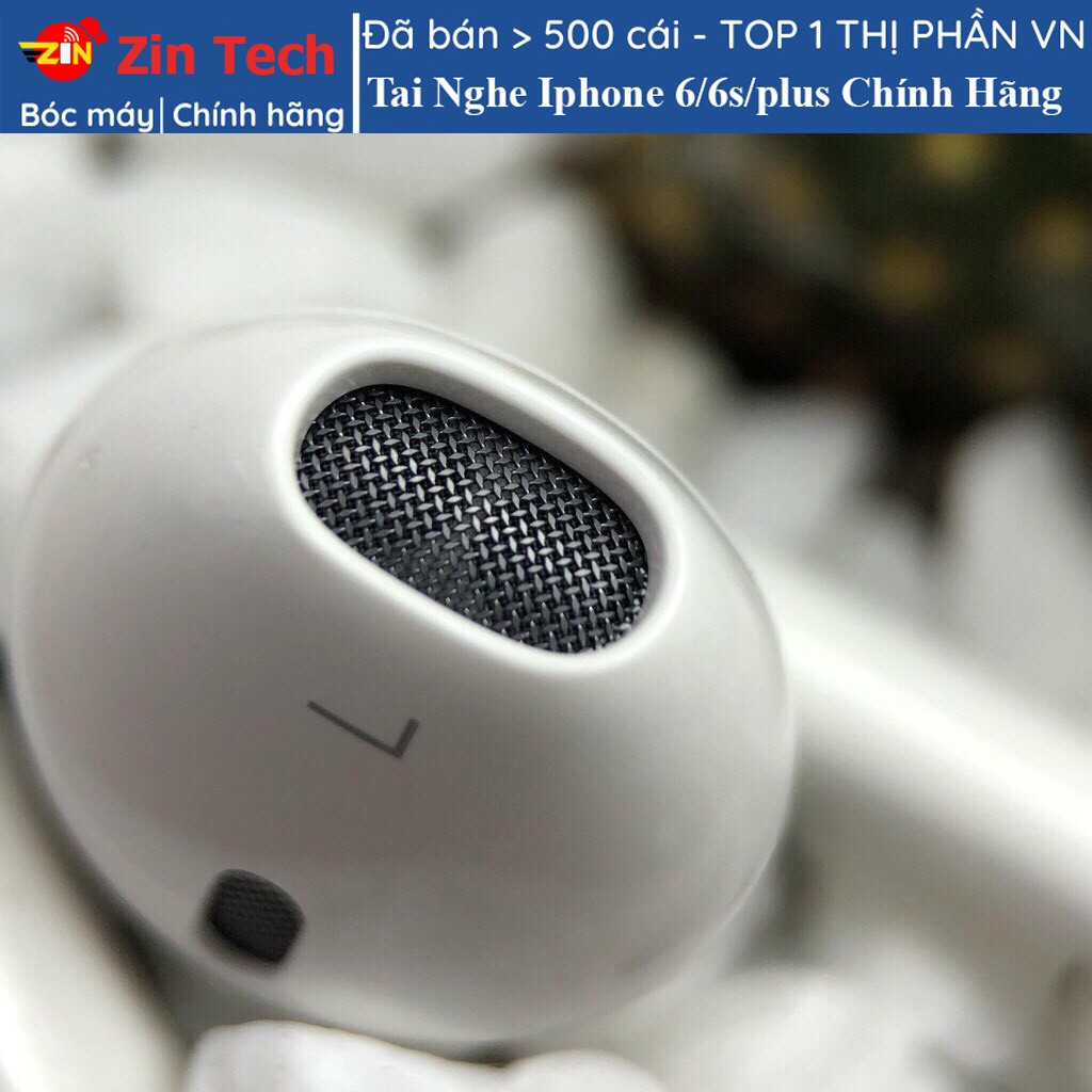 Tai nghe iphone 6 6s plus chính hãng chân tròn 3.5mm tương thích với các dòng iphone 5 5s 6 6s 6 plus 6s plus