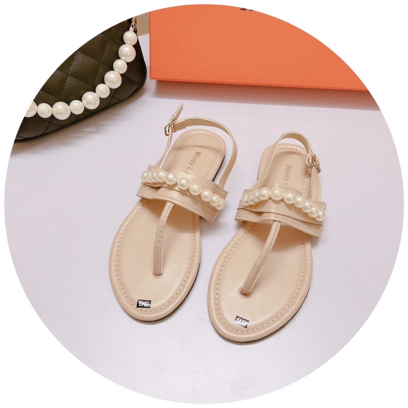 Dép sandal đi biển kẹp ngón quai ngọc nhẹ nhàng nữ tính