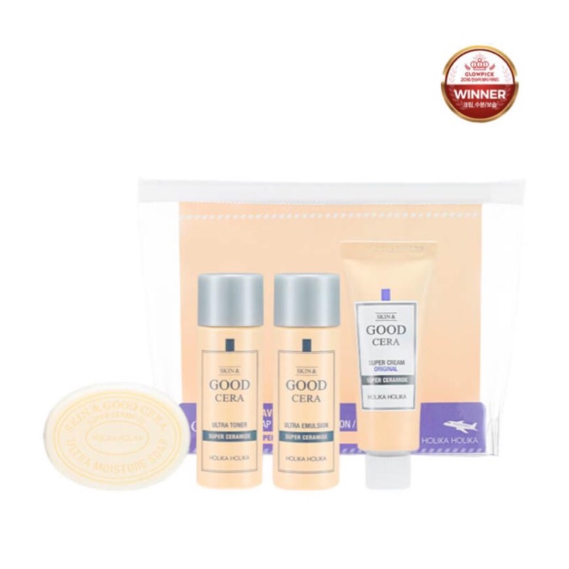 Set Dưỡng Da Mini travel kit Good Cera Holika Holika