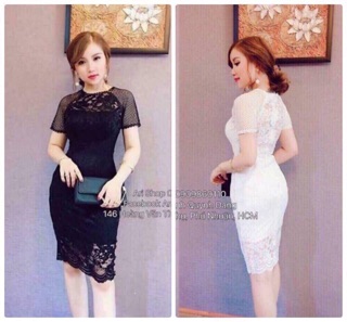 Đầm body ren dự tiệc from đẹp