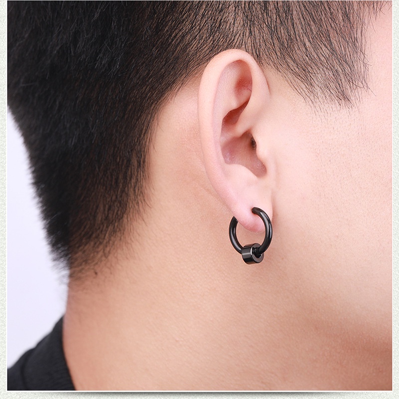 1 chiếc - Khuyên tai titan nhiều mẫu siêu kul hot