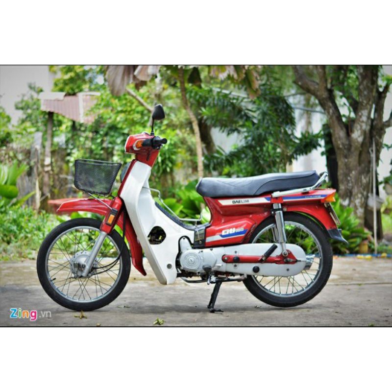 Bộ Tem xe citi 100 daelim màu tím xịn