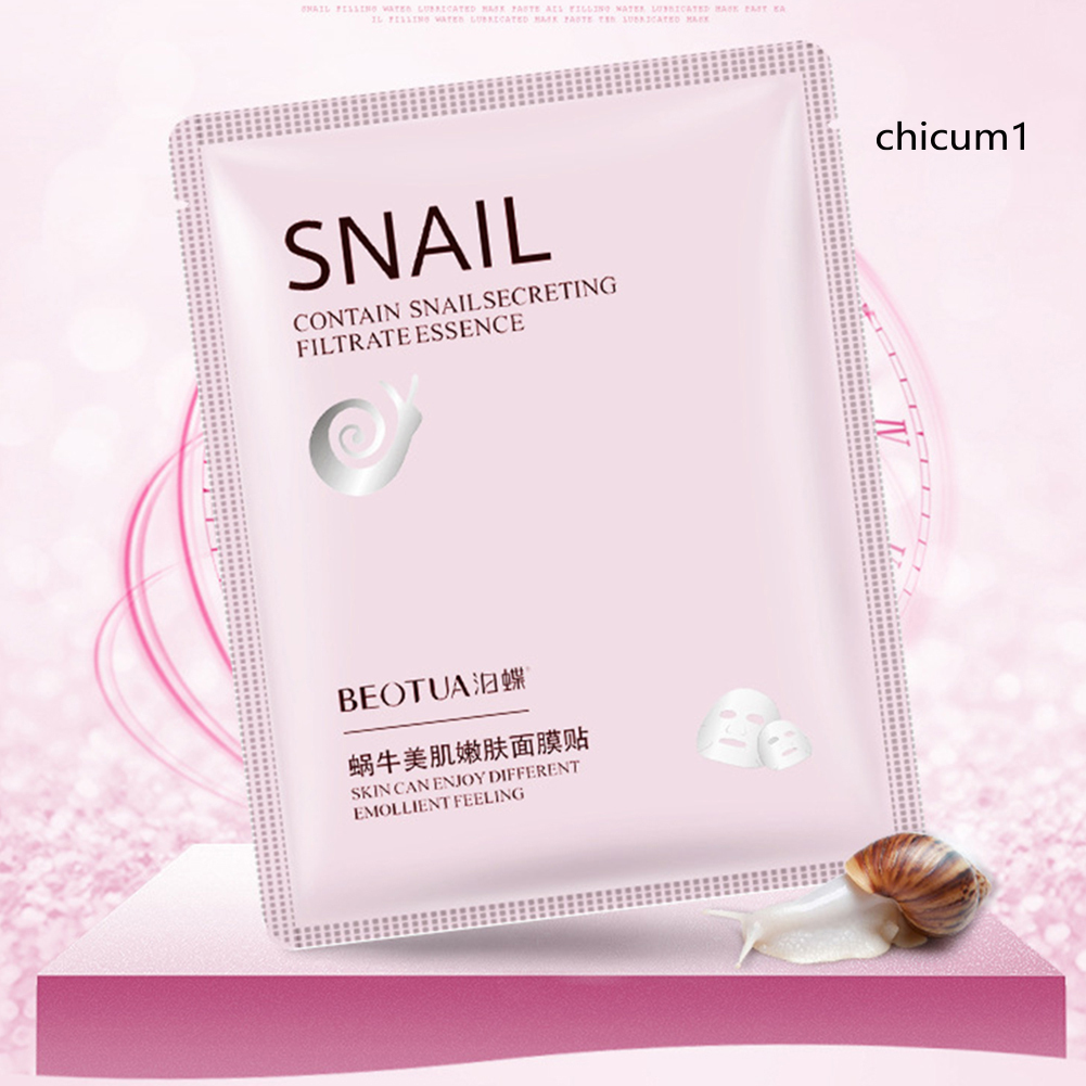 (Hàng Mới Về) Mặt Nạ Tinh Chất Ốc Sên Dưỡng Ẩm Kiểm Soát Dầu Chống Lão Hóa